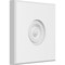 Ekena Millwork Standard Sedgwick Bullseye Rosette With Rounded Edge, 8"W x 8"H x 1"P ROSP080X080X100SDG04 - alternate 1